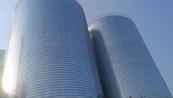 四会2座混凝土高架卷板仓